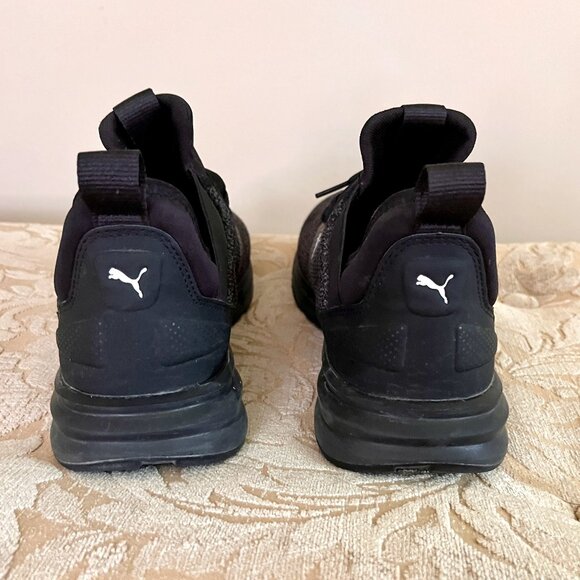 Puma Enzo Beta Woven * Size 9-1/2 Mens * Black/Black * Athletic * Lightweight - Picture 4 of 8